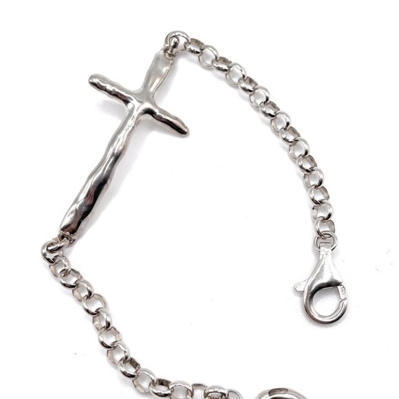 B2896 Silpada In Good Faith Sterling Silver Bracelet - Picture 1 of 2